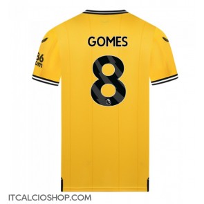 Wolves Joao Gomes #8 Prima Maglia 2023-24 Manica Corta